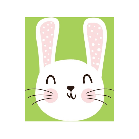Duni Serviet 33X33Cm 20 St. Cute Bunny