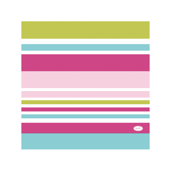 Duni Serviet 33X33Cm 20 St. Bright Stripes