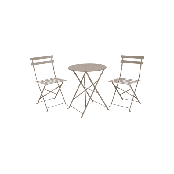 Bistroset 3Sts Mat Taupe