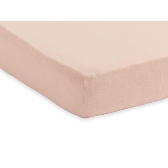 Jollein Hoeslaken Jersey 40X80/90Cm Pale Pink