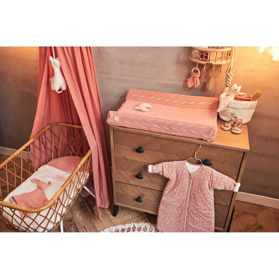 Jollein Hoeslaken Jersey 40X80/90Cm Rosewood