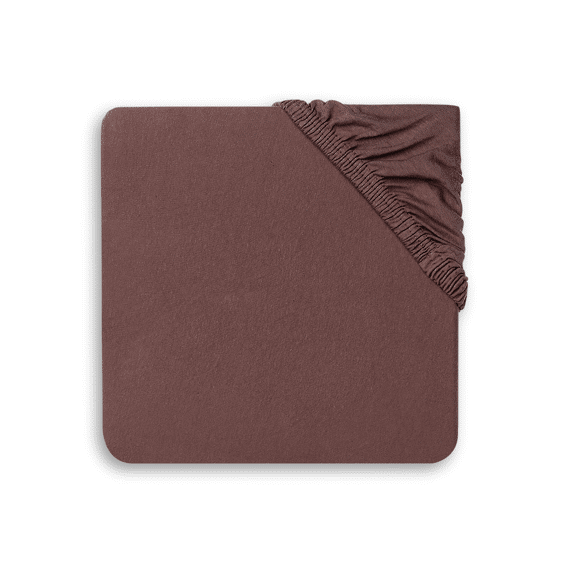 Jollein Hoeslaken Jersey 40X80/90Cm Chestnut
