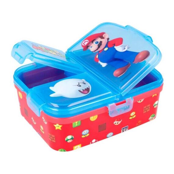 Mario Bross Multi Compartment Lunchbox