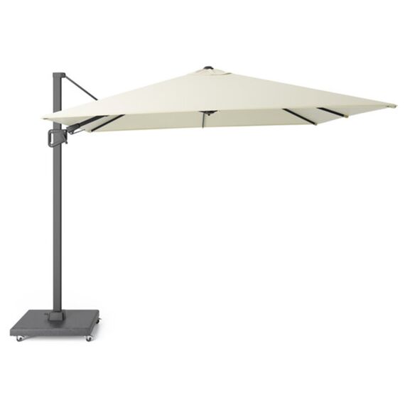 Platinum Curacao Parasol Alu 3X3M Curacao Anthracite/Ecru