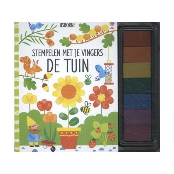 Stempelen Met Je Vingers In De Tuin