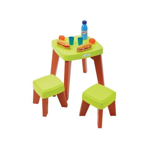 Ecoiffier 4620 Pic Nic Tafel Set Met Stoeltjes En Acc.