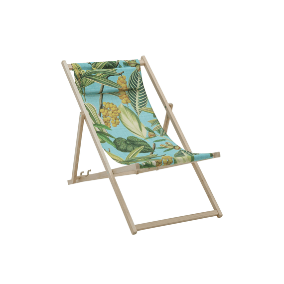 Houten Strandstoel La Grave Light Blue