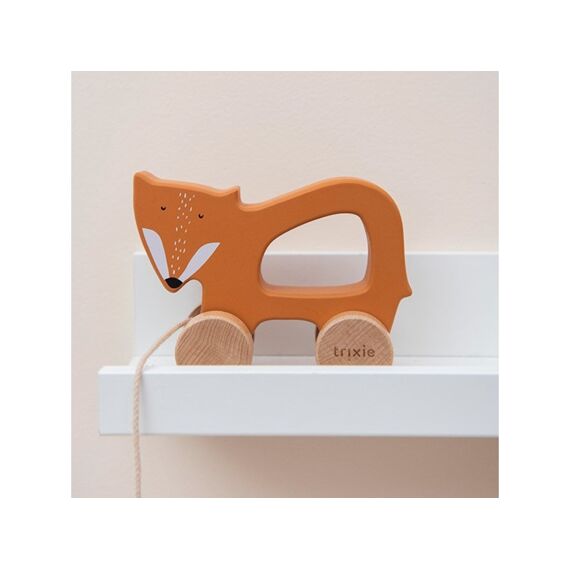 Trixie Houten Pull Along Toy Mr. Fox