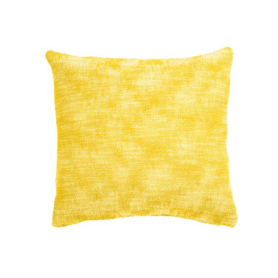 Tiseco Kussen (Gevuld) Cotton Slub Melange 45X45Cm Sunflower Yellow