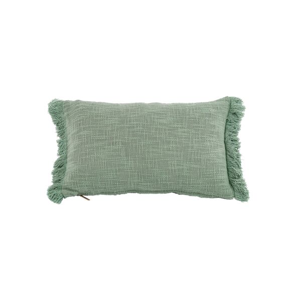 Tiseco Kussen (Gevuld) Cotton Slub Solid 30X50Cm Chinois Green