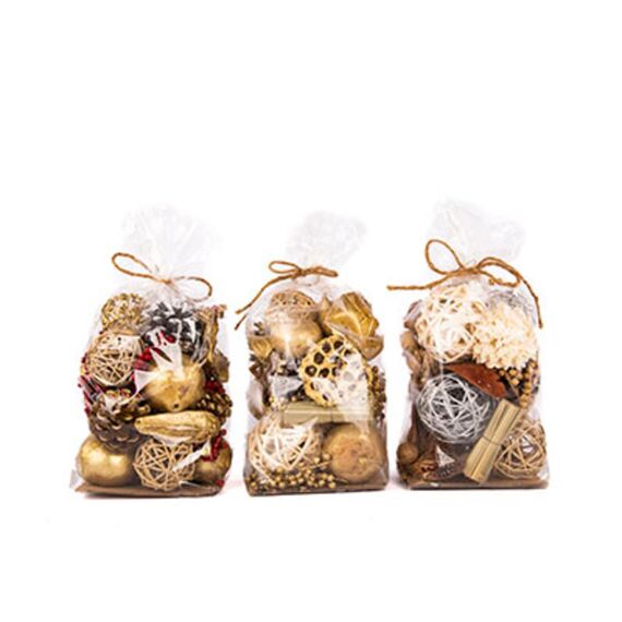 Zak Potpourri 15X10X20Cm 3 Assortiment Prijs Per Stuk