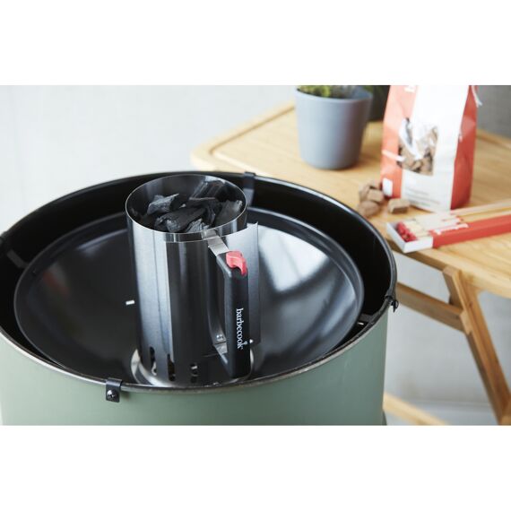 Barbecook Houtskoolstarter Met Safe-Drop Uit Rvs D16.5Xh27.5Cm