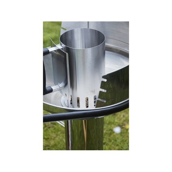 Barbecook Houtskoolstarter Met Safe-Drop Uit Rvs D16.5Xh27.5Cm