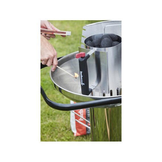 Barbecook Houtskoolstarter Met Safe-Drop Uit Rvs D16.5Xh27.5Cm