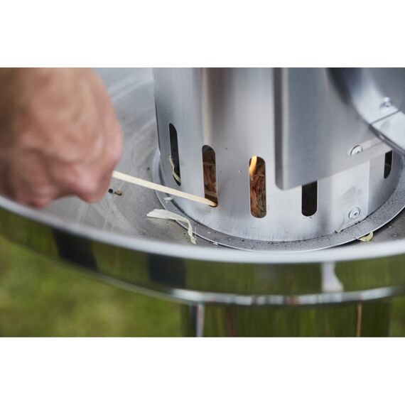 Barbecook Houtskoolstarter Met Safe-Drop Uit Rvs D16.5Xh27.5Cm