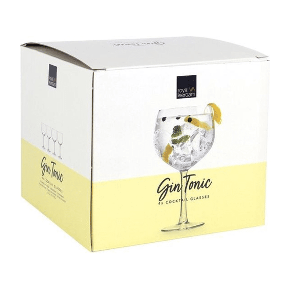 Royal Leerdam 4 Gin&Tonic Glazen  65Cl