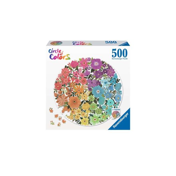 Ravensburger Puzzel 500 Stuks Circle Of Colors Flowers