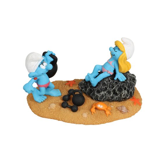 Smurfen Strand Smurfin & Potige Smurf 16,2X9,6X9,3Cm Meerkleurig