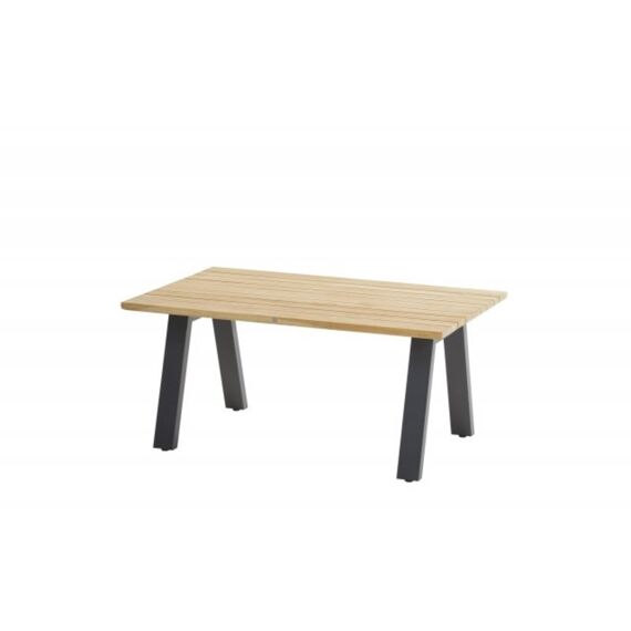 Ambassador High Coffee Table Alu/Teak