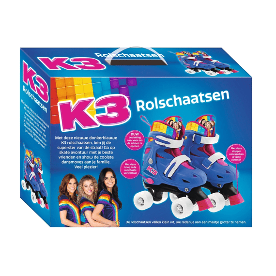 K3 Rolschaatsen 34-37 Regenboog