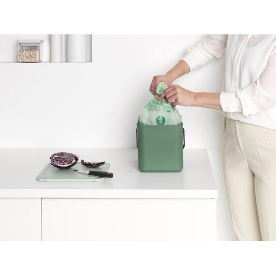 Sort&Go Afvalemmer 6L Jade Green