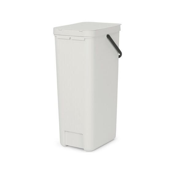 Sort&Go Afvalemmer 40L Light Grey