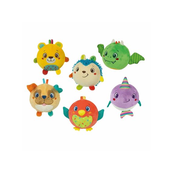 Clementoni Squeeze & Roll Animal Soft Ball Assortiment Prijs Per Stuk