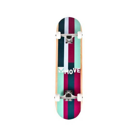 Skateboard 31 Inch  Stripes Purple