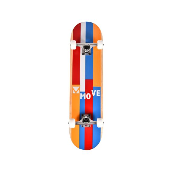 Skateboard 31 Inch Stripes Red