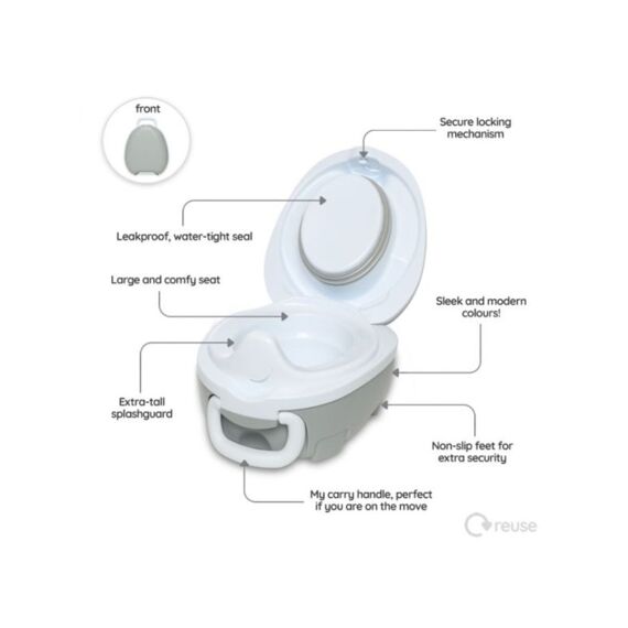 My Carry Potty Parel Grijs