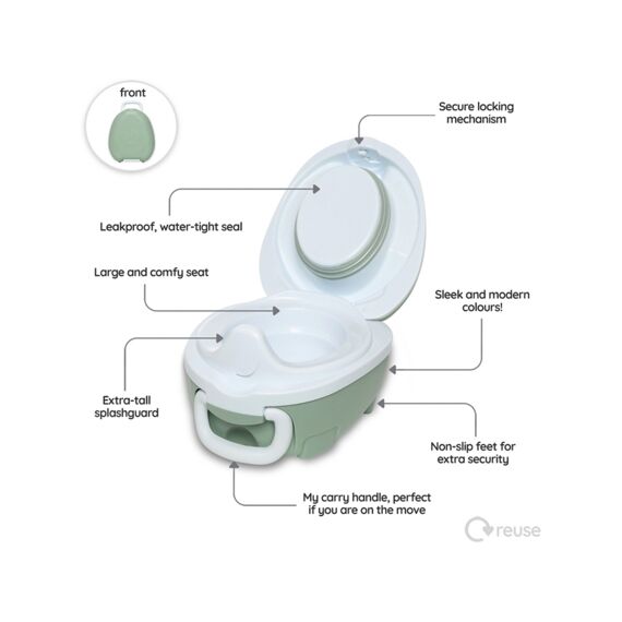My Carry Potty Salie Groen