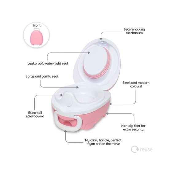 My Carry Potty Blush Roze