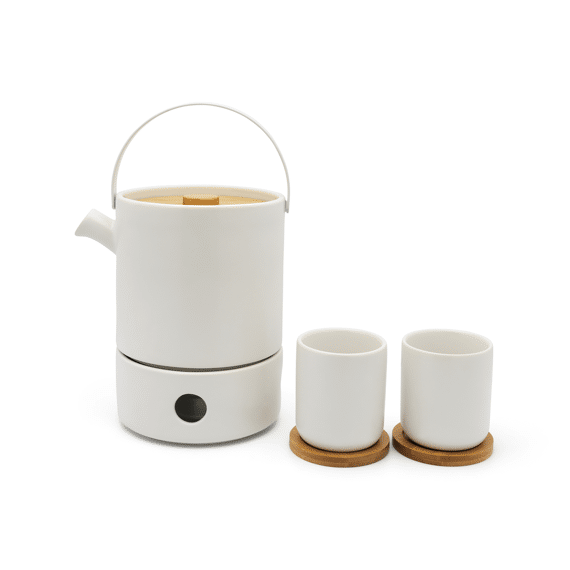 Bredemeijer Theeset Umea 1.2L Met Warmer White