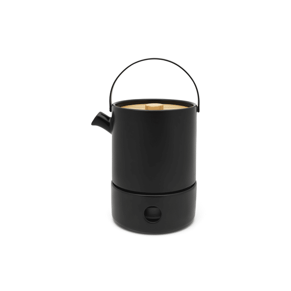 Bredemeijer Theeset Umea 1.2L Met Warmer Black