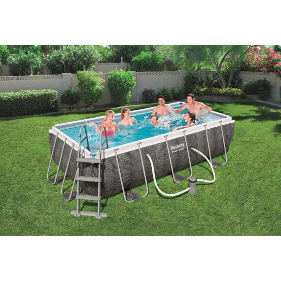 Bestway 56721 Zwembad Power Steel Rechth. 404X201X100Cm
