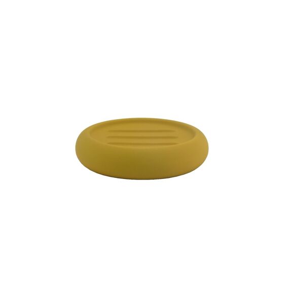 Bowling Zeephouder  -Soft Touch Mosterd Geel