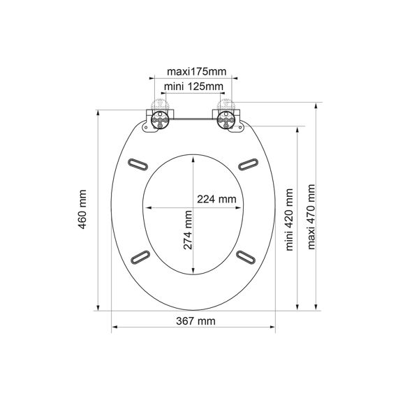 Allibert Songe Wc Zitting Decor