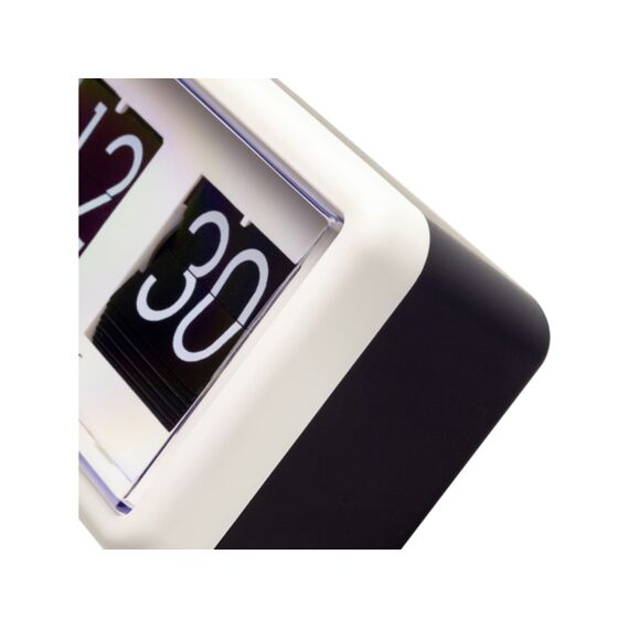 Nextime Tafelklok Flip 18X10X7Cm Wit