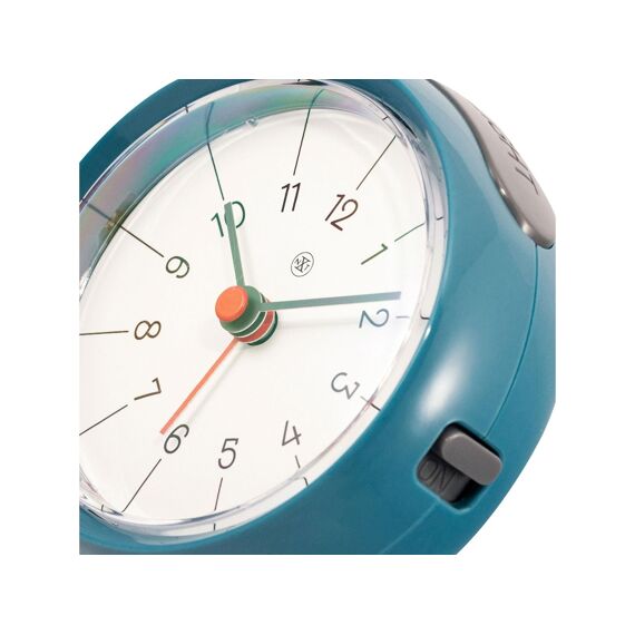 Nextime Alarmklok Otto D9.5X3.8Cm Blauw