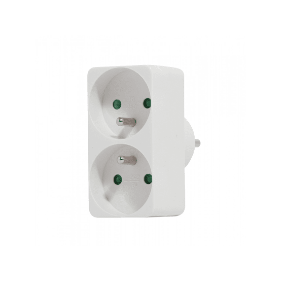Chacon Domino 2X16A Wit