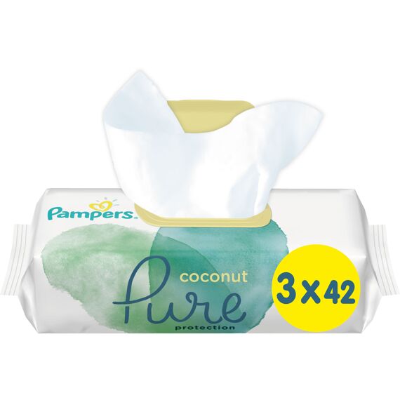 Pampers Babydoekjes Aqua Coconut 3X42St