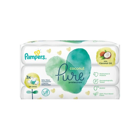 Pampers Babydoekjes Aqua Coconut 3X42St