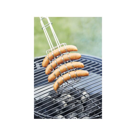 Barbecook Worstenklem Uit Chroom En Rubberhout 51 Cm