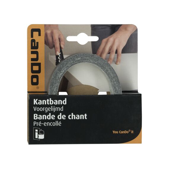 Kantband Mp 24Mm/5,0M Grijs Gewolkt