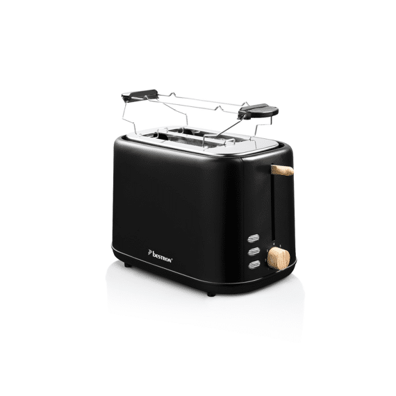Bestron Broodrooster Black & Wood