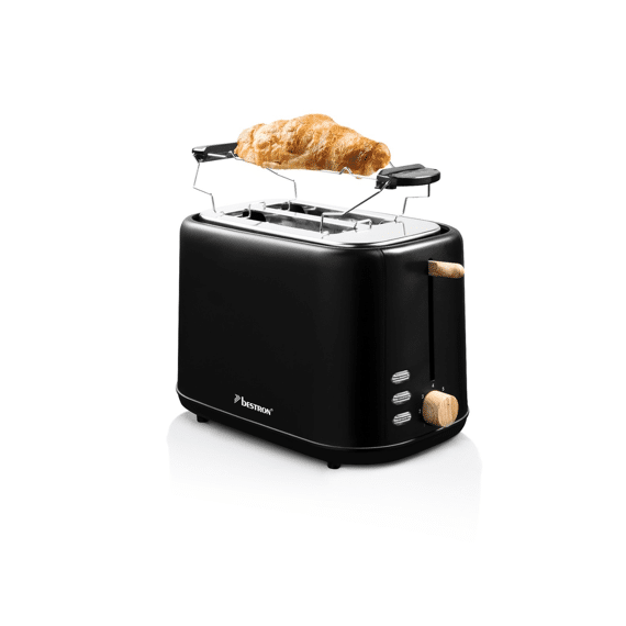 Bestron Broodrooster Black & Wood