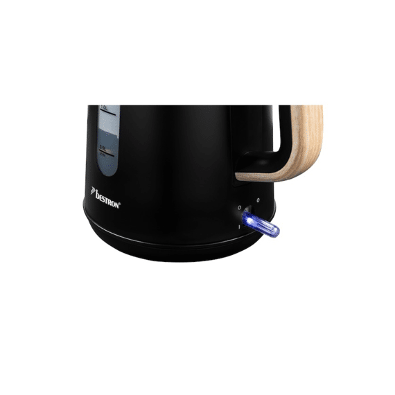 Bestron Waterkoker 1.7L Black & Wood
