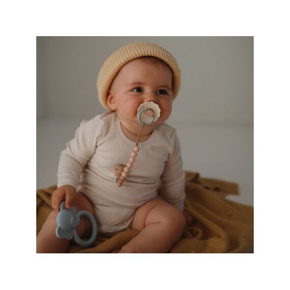 Mushie Eva Fopspeenketting Blush