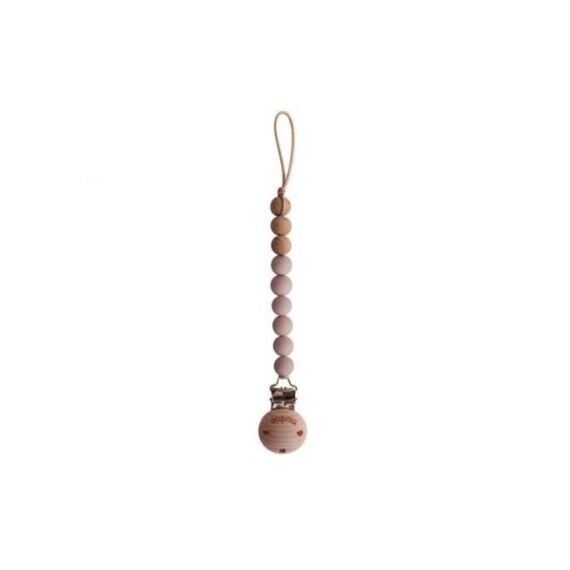 Mushie Eva Fopspeenketting Blush
