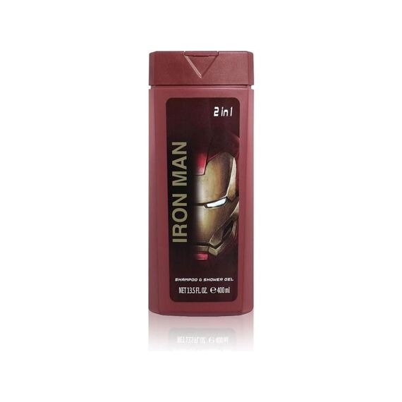 Iron Man 2D Figure Shower Shampoo & Gel 400Ml